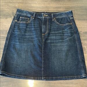 Sonoma Dark Blue Denim Mini Skirt